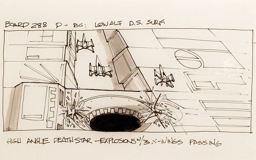 858x536 Star Lots Original Star Wars Sketches To Go Under The Hammer - Star Wars Sketches