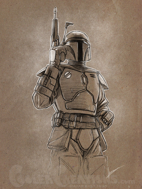 600x800 Star Wars Character Sketches On Behance - Star Wars Sketches