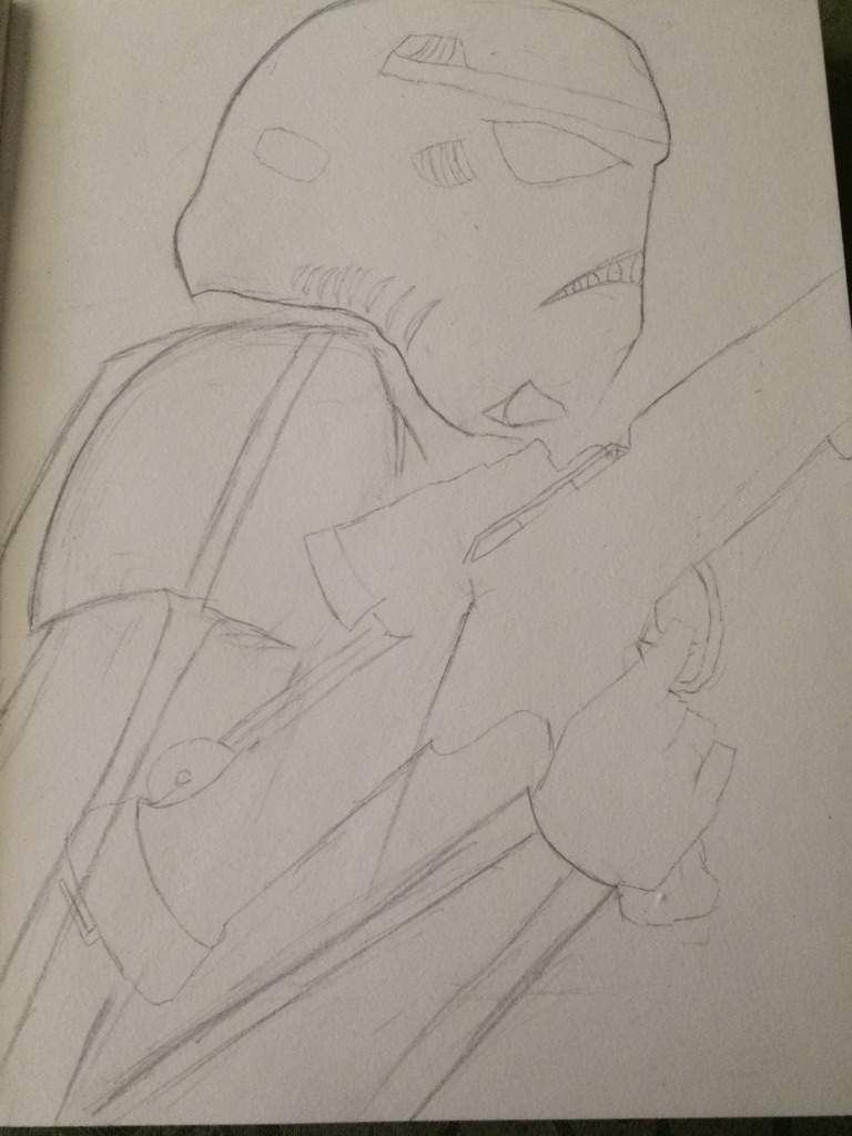 768x1024 Stormtrooper Sketch Wip Star Wars Amino - Star Wars Stormtrooper Sketch