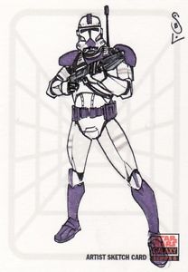 208x300 Topps Star Wars Galaxy 5 Jason Sobol Stormtrooper Sketch Card Ebay - Star Wars Stormtrooper Sketch