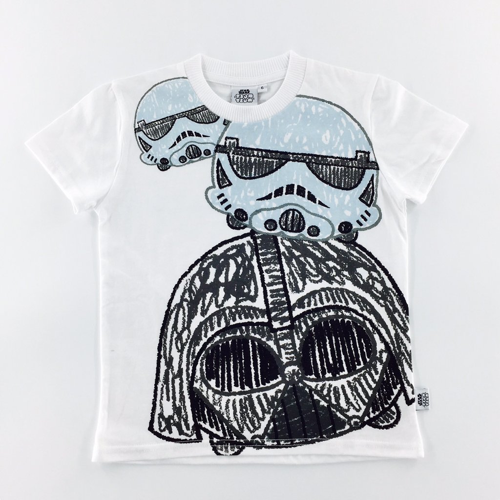 1024x1024 Tsum Tsum Star Wars Darth Vader Amp Stormtrooper Sketch T Shirt - Star Wars Stormtrooper Sketch