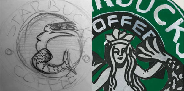 620x308 What We Learned From The Starbucks, , And Mailchimp Logo - Starbucks Logo Sketch