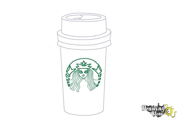600x400 How To Draw A Starbucks Cup - Starbucks Sketch