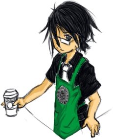 231x286 Starbucks Sketch By Aldotsk - Starbucks Sketch