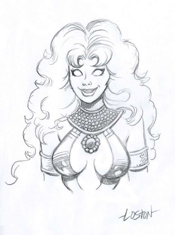 563x756 Starfire Sketch By Lostonwallace - Starfire Sketch