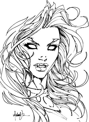 365x500 Starfire Sketch Sketches Michael Turner, Will - Starfire Sketch