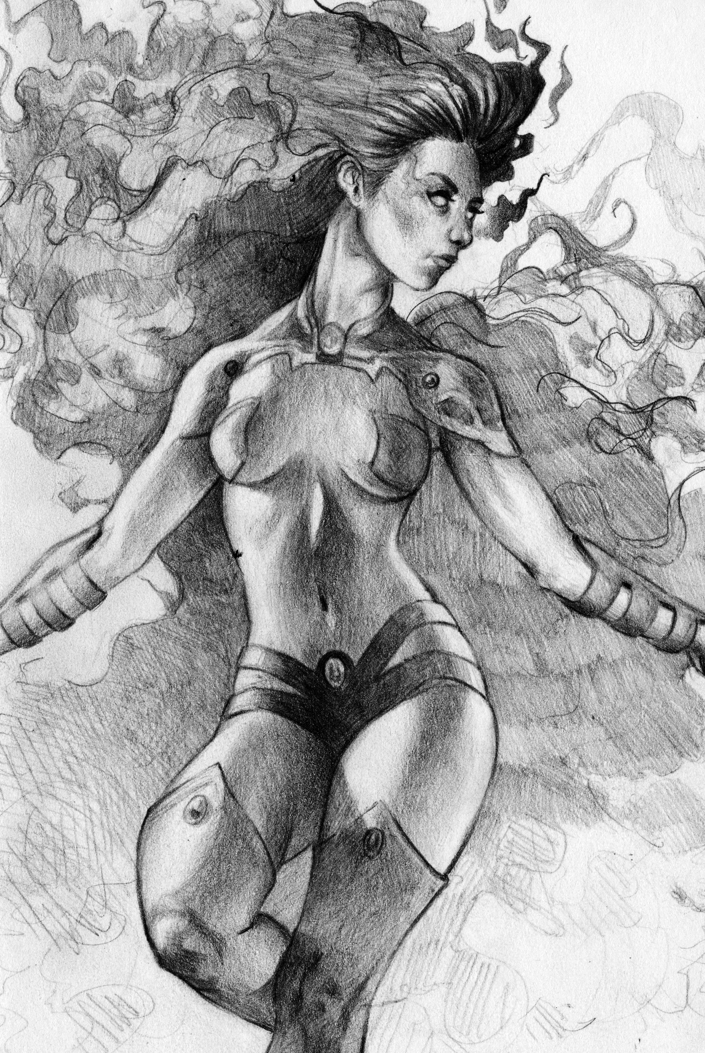 1380x2061 Starfire Sketch Thaiggy - Starfire Sketch