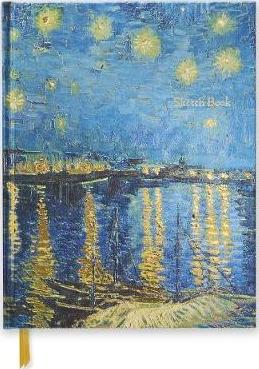 259x369 Van Gogh Starry Night (Blank Sketch Book) Flame Tree - Starry Night Sketch
