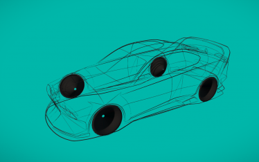 374x234 Station Wagon - Station Wagon Sketch