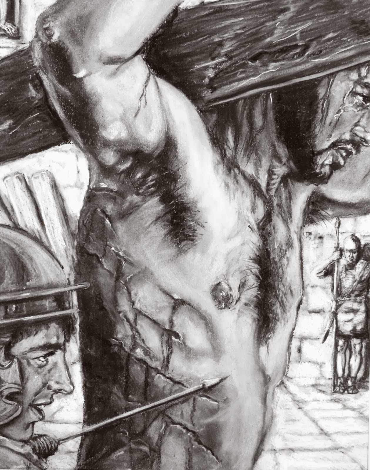 1259x1600 Stations Of The Cross Watch Me Paint - Stations Of The Cross Sketches