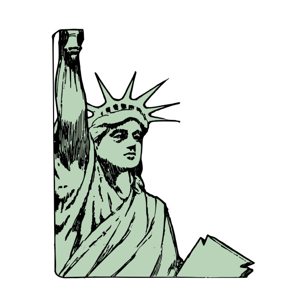 630x630 Limited Edition. Exclusive Statue Of Liberty Face - Statue Of Liberty Face Sketch