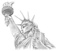 236x212 50 Best Statue Of Liberty Tattoo Images In 2018 - Statue Of Liberty Pencil Sketch