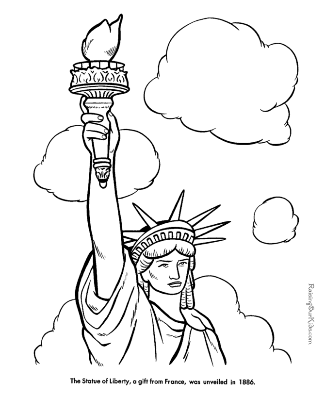 670x820 The Statue Of Liberty - Statue Of Liberty Sketch