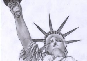 300x210 Statue Of Liberty Pencil Drawing Collection Of Statue Of - Statue Of Liberty Sketch Easy