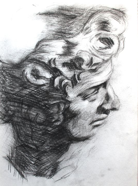 535x720 Greek Statue Sketch - Statue Sketch