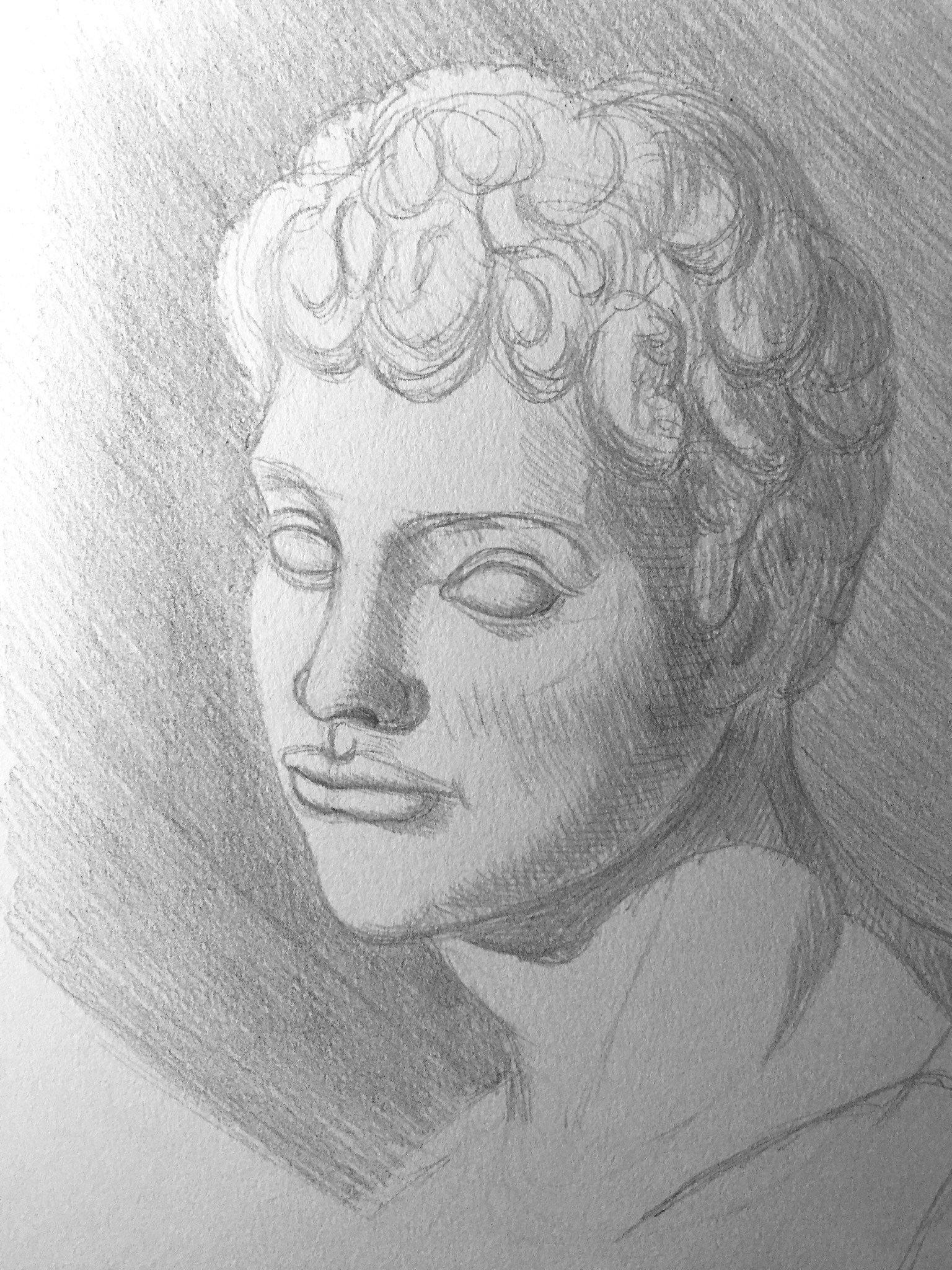 1536x2048 Sketch Of A Statue Ann Marie Studio - Statue Sketch