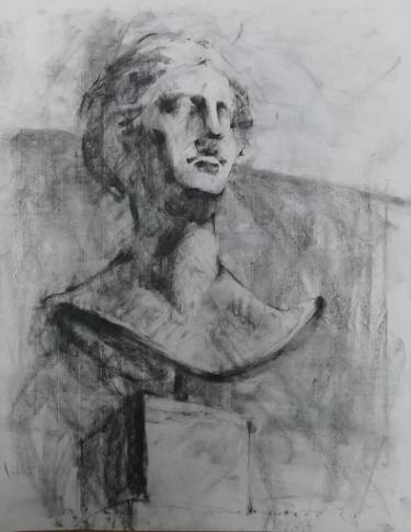 375x485 Sketch Of Statue - Statue Sketch