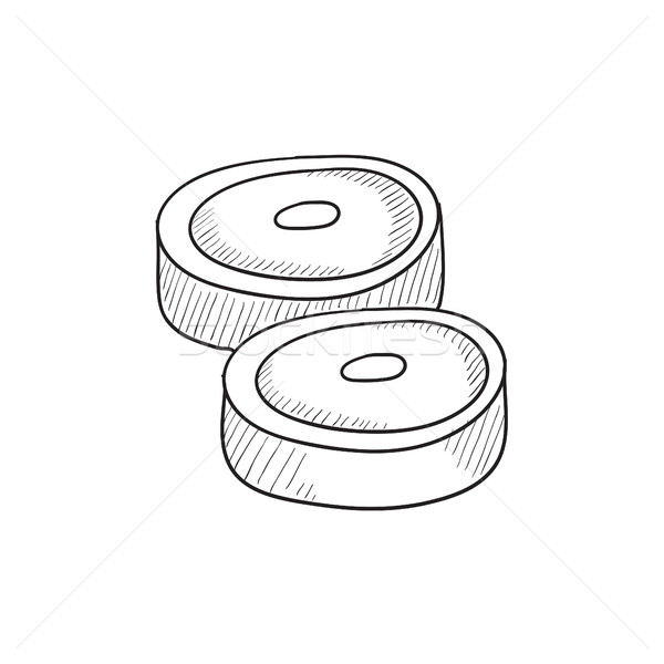 600x600 Steak Sketch Icon. Vector Illustration Andrei Krauchuk (Rastudio - Steak Sketch