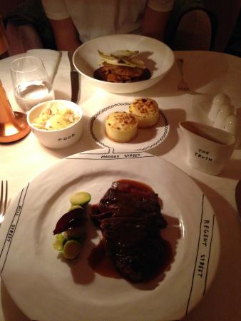 338x450 Steak In Foreground And Filet Mignon - Steak Sketch