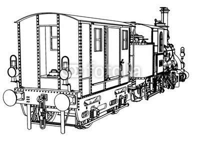 400x283 Retro Sketch Of A Steam Locomotive Vector Buy Photos Ap Images - Steam Locomotive Sketches