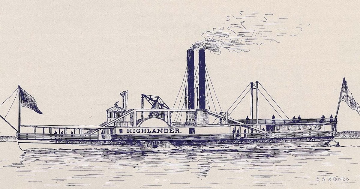 1200x630 Hudson River Model Steamboats Researching Highlander C.1835 - Steamboat Sketch