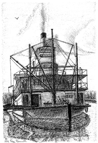 Steamboat Sketch at PaintingValley.com | Explore collection of ...