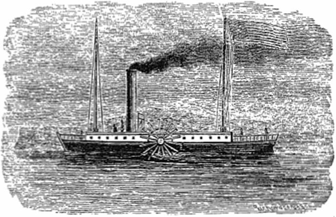 687x444 Steamboats On The Hudson An American Saga - Steamboat Sketch