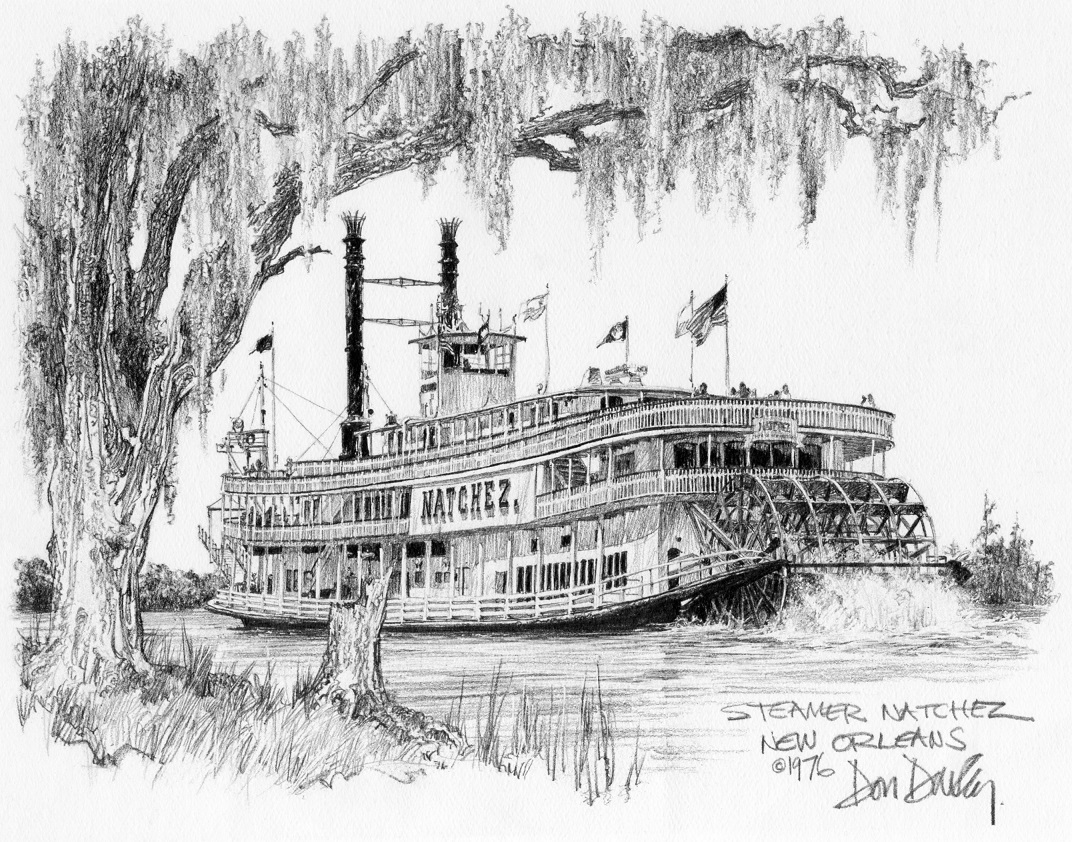 Steamboat Sketch at PaintingValley.com | Explore collection of ...