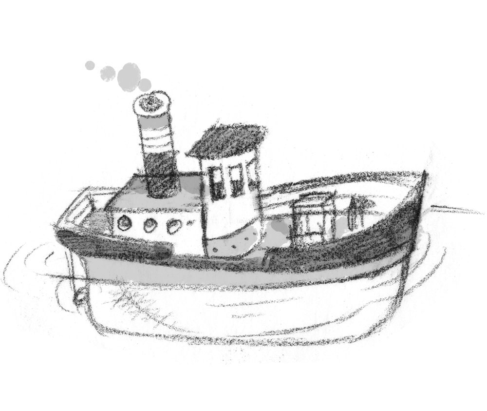 Steamboat Sketch at Explore collection of