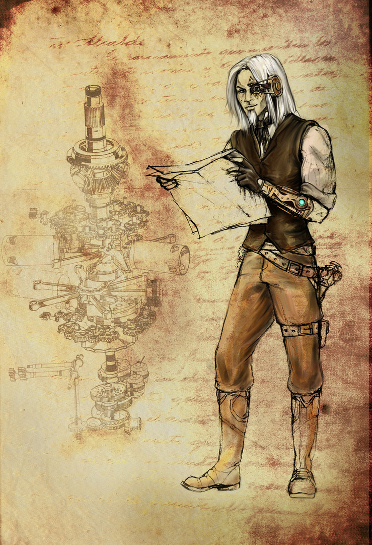 739x1081 Steampunk Sketch By Lucife56 - Steampunk Sketch