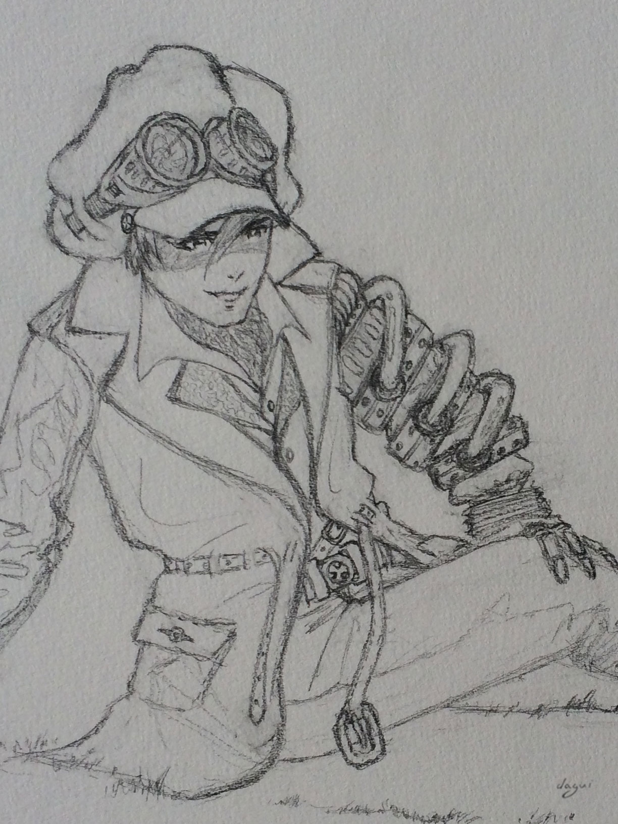 1224x1632 Dagui Pierro Steampunk Dejeuner - Steampunk Sketch