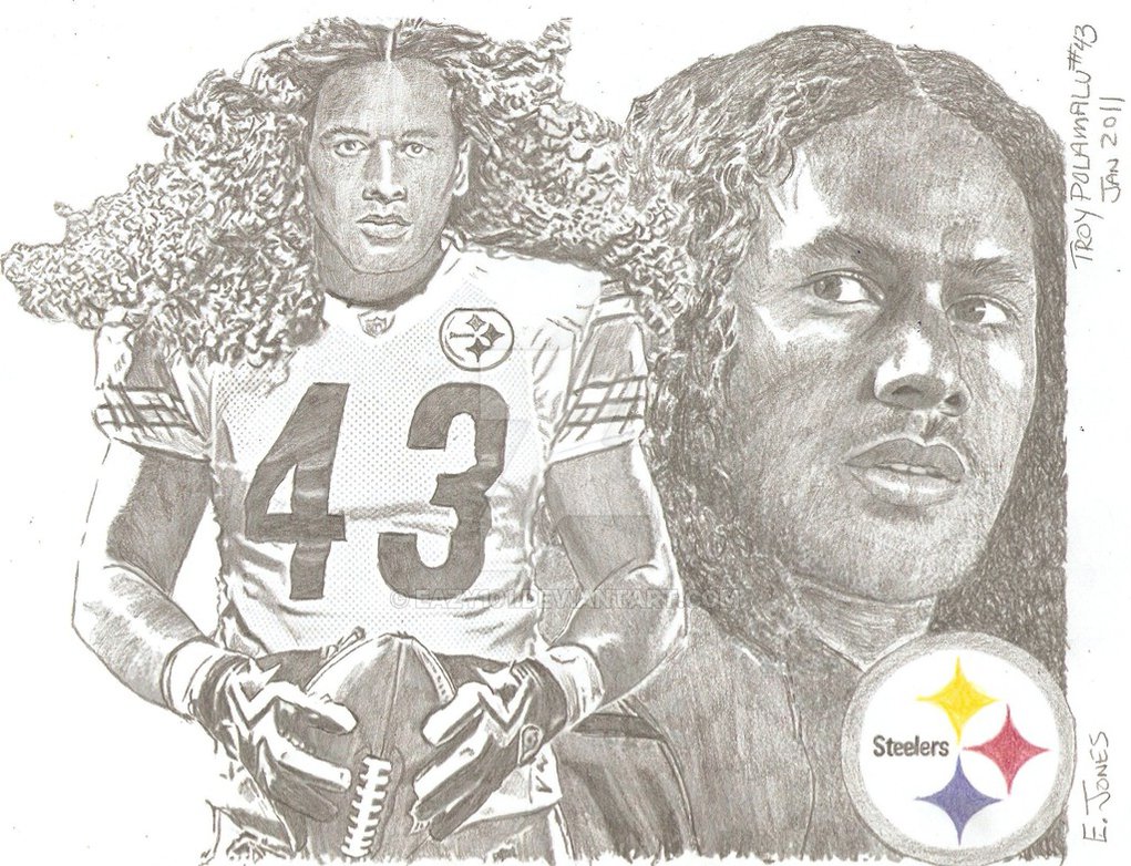 Steelers Sketch at PaintingValley.com | Explore collection of Steelers ...