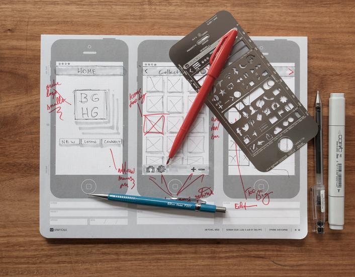 706x550 Ui Stencils Starter Pack - Stencil Sketch