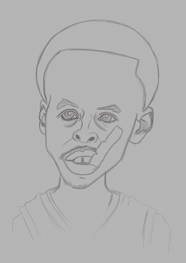 596x842 Stephen Curry Gif - Stephen Curry Sketch