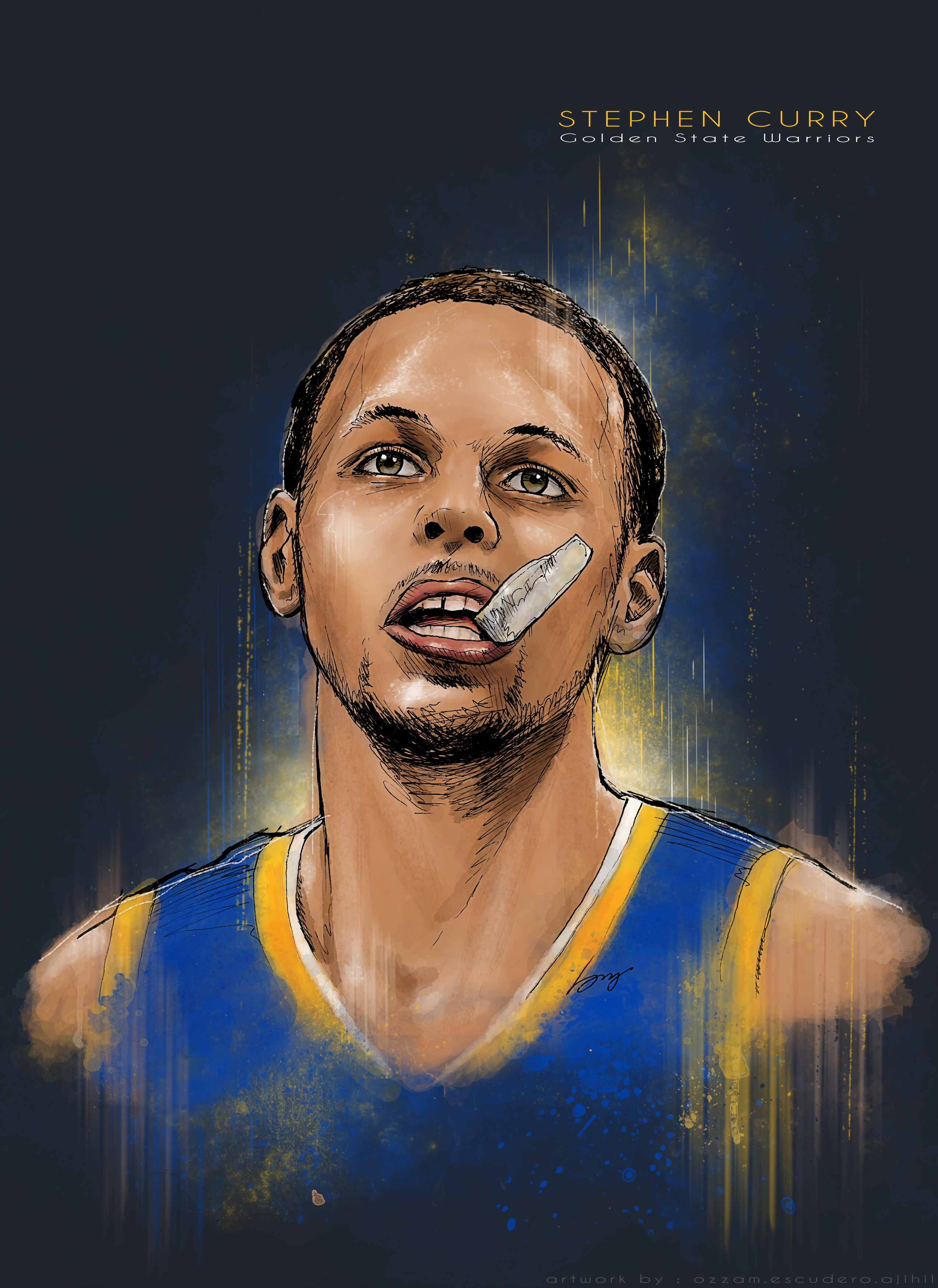 Stephen Curry Sketch at PaintingValley.com | Explore collection of