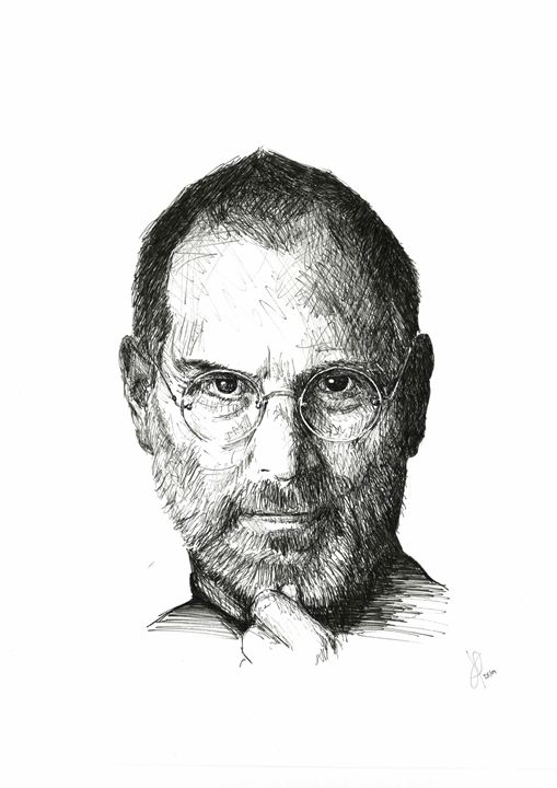 509x720 Steve Jobs - Steve Jobs Sketch