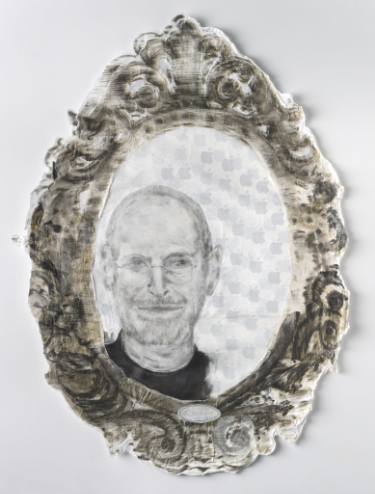 375x494 Steve Jobs Drawing By Kimberley Gundle Saatchi Art - Steve Jobs Sketch