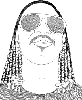 289x350 Stevie Wonder - Stevie Wonder Sketch