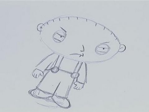 480x360 How To Draw Stewie Griffin Step By Step - Stewie Griffin Sketch