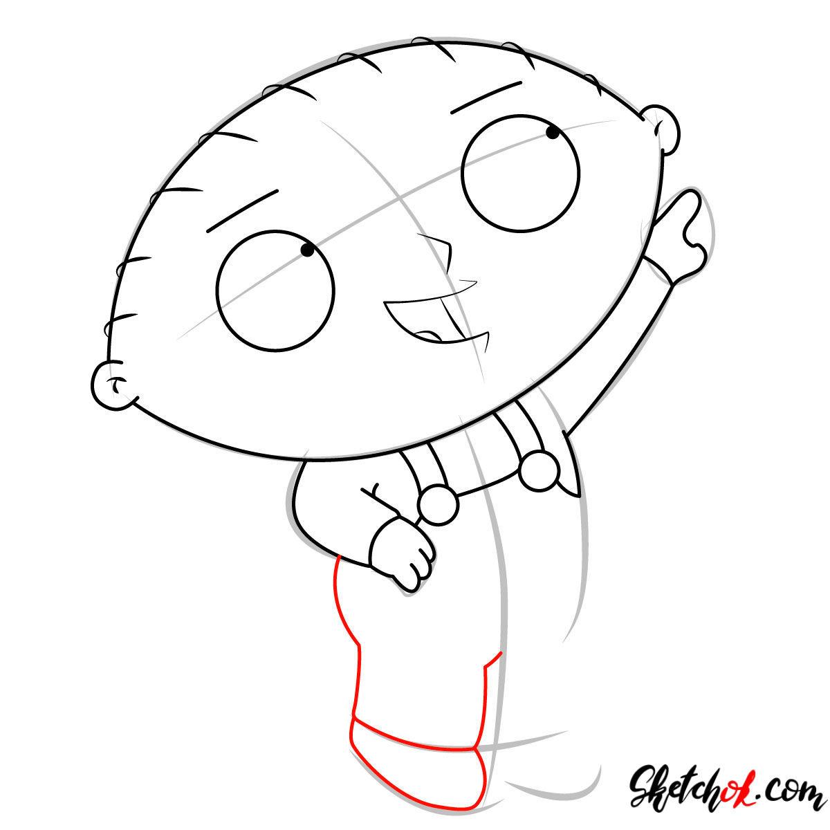 1200x1200 How To Draw Stewie Griffin - Stewie Griffin Sketch