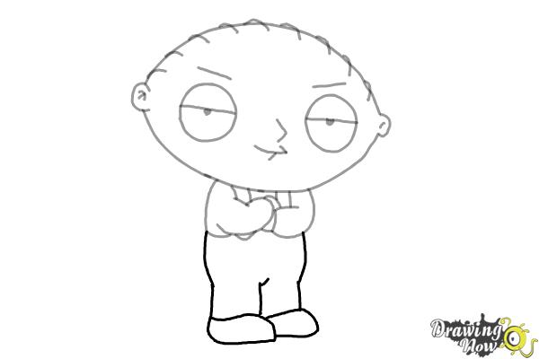 600x400 How To Draw Stewie Griffin - Stewie Sketch