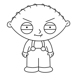 250x250 How To Draw Stewie Step By Step Easy Learn To Sketch - Stewie Sketch