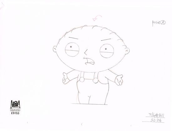 550x421 Stewie (Hands Out) - Stewie Sketch