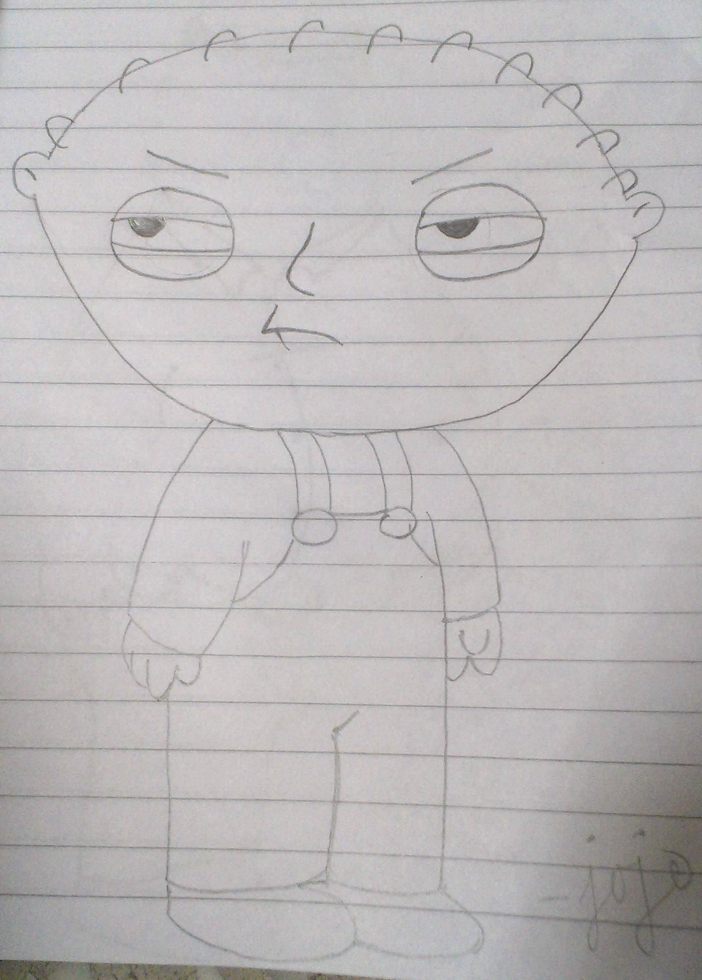 1392x1944 Cartoon - Stewie Sketch