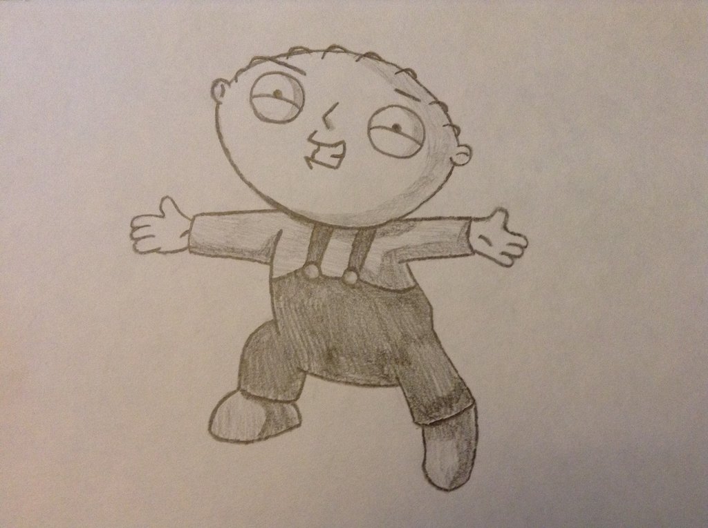 1024x765 Stewie Griffin Sketch By Lawlad94 - Stewie Sketch