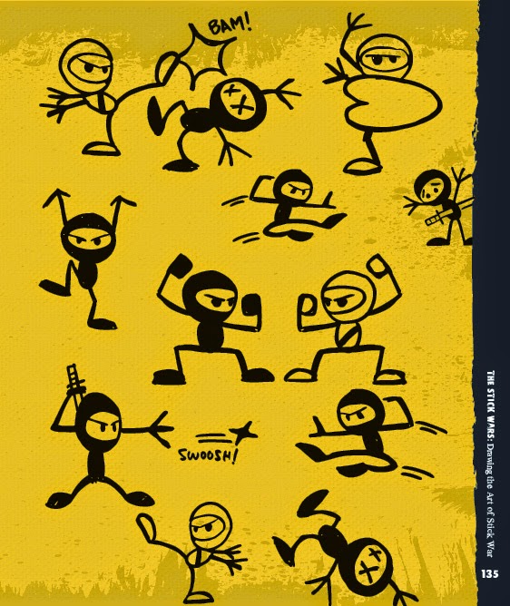 562x668 How To Draw Cute Ninjas From The Book Stick Sketch School By Billy - Stick Sketch