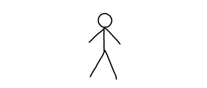 Stickman Sketch at PaintingValley.com | Explore collection of Stickman ...