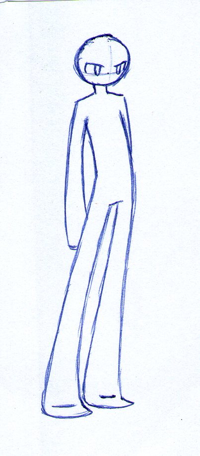 403x916 Simple Male Stickman Base By Mary Maru - Stickman Sketch