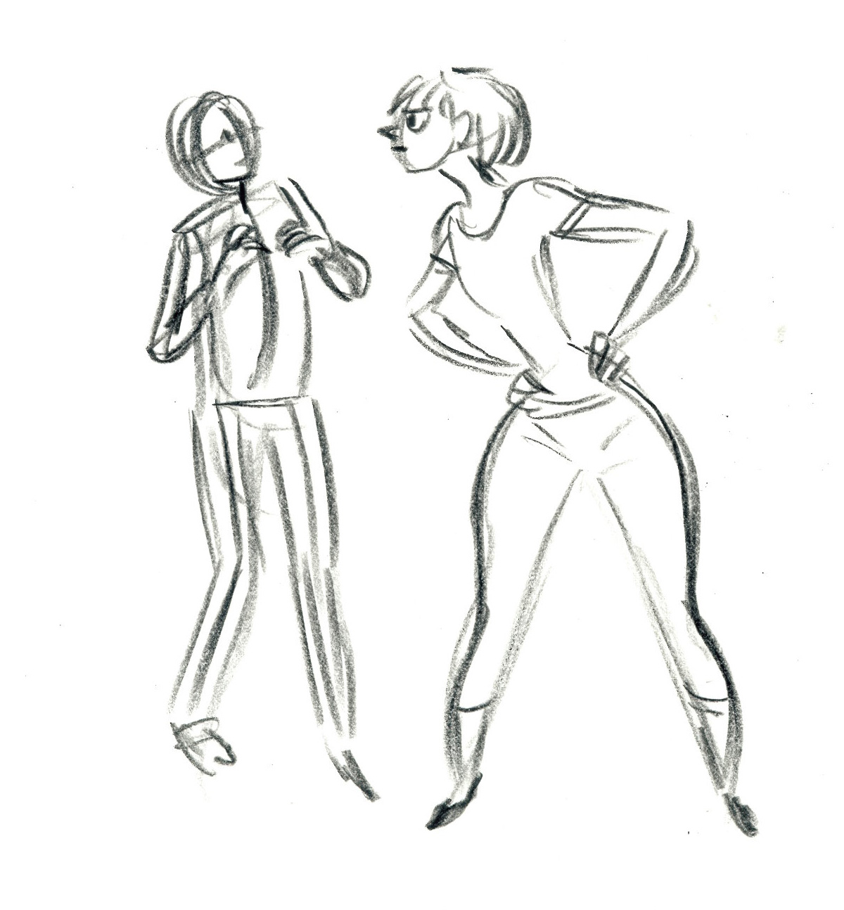 1200x1294 The Art Of Dave Pimentel Mr. Stick Man Vs. The Contour Approach - Stickman Sketch