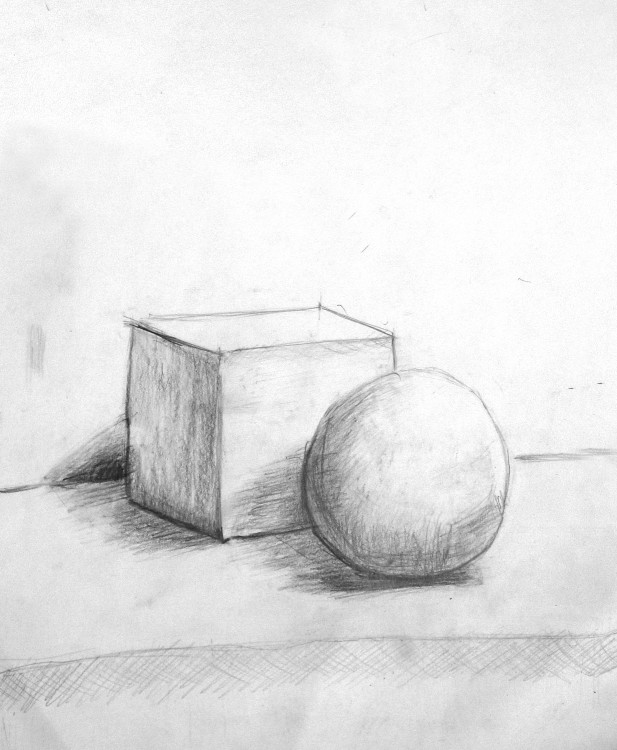 617x750 School Of Fine Art Amp Graphic Design - Still Life Pencil Sketch